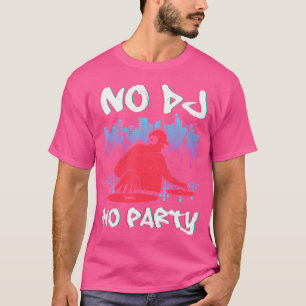 DJ Techno Mannen Discjockey Rave Disco T-shirt