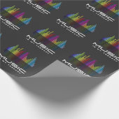 DJ Techno Therapy Music Equalizer edm Party Cadeaupapier (Hoek)