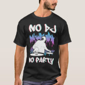 DJ Techno Youth him Sound Techno Synth T-shirt (Voorkant)