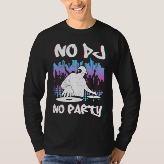 DJ Techno Youth him Sound Techno Synth T-shirt (Voorkant)