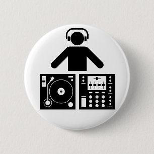 DJ-toets Ronde Button 5,7 Cm