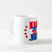 DJ Trump & JD Vance 2024 Election Mug (Devant gauche)