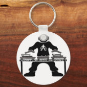 DJ_tshirtUPLOAD, myspace.com/smoovejamminjames73 Sleutelhanger (Voorkant)