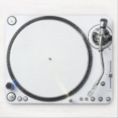 Dj turntable Mousepad Muismat (Voorkant)