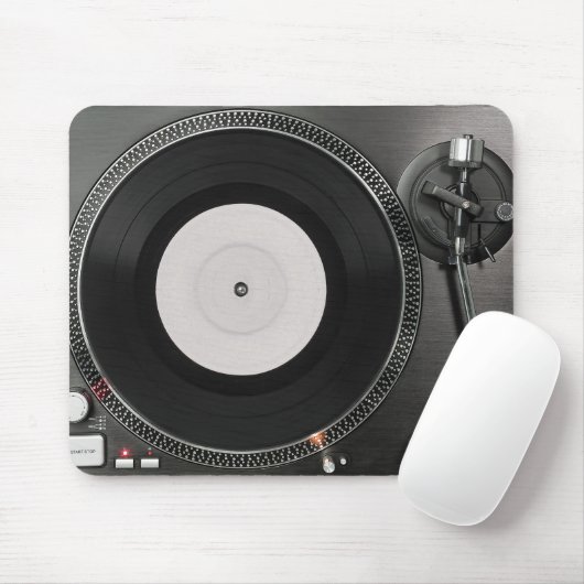 Dj turntable Mousepad Muismat (Met muis)