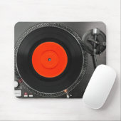 Dj turntable Mousepad Muismat (Met muis)