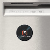 DJ UNCLE MIKE VINYL RECORD aimant frigo (In Situ (Lave-vaisselle))
