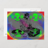 DJ Vinal Spinner Briefkaart (Voorkant / Achterkant)