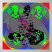 DJ Vinal Spinner Poster (Voorkant)