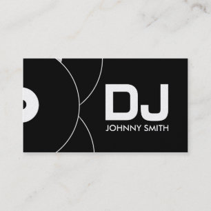 DJ Vinyl Record Music Visitekaartje
