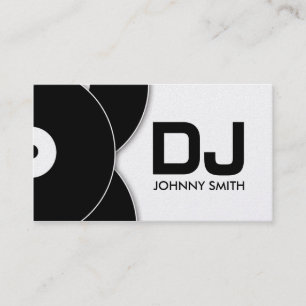 DJ Vinyl Record Music Visitekaartje