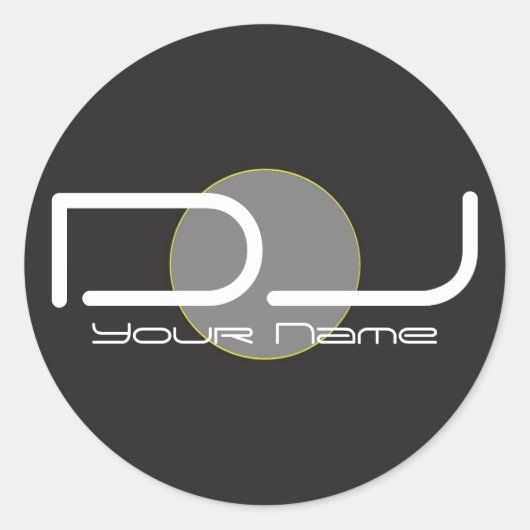 DJ Vinyl Sticker (Voorkant)
