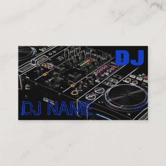 DJ Visitekaartje (Voorkant)