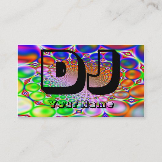 DJ VISITEKAARTJE (Voorkant)