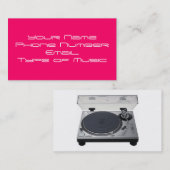 DJ Visitekaartje (Voorkant / Achterkant)