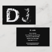 DJ Visitekaartje (Voorkant / Achterkant)