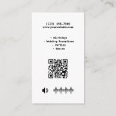 DJ VISITEKAARTJE (Achterkant)