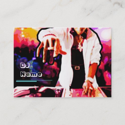 DJ Visitekaartje (Voorkant)