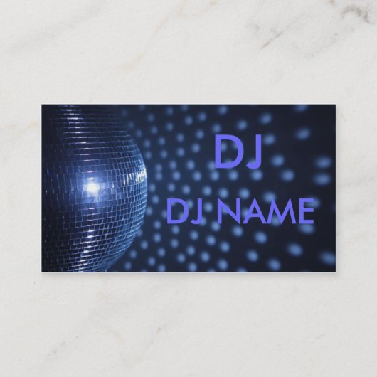 dj visitekaartje (Voorkant)