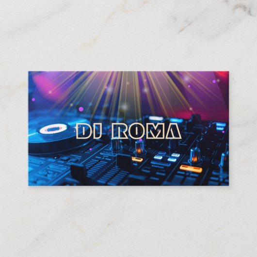 DJ VISITEKAARTJE (Voorkant)