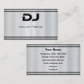 DJ Visitekaartje (Voorkant / Achterkant)