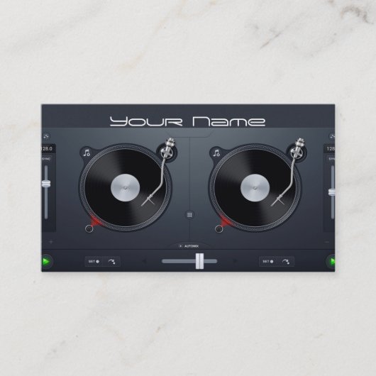 DJ Visitekaartje (Voorkant)