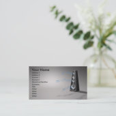 dj visitekaartje (Staand voorkant)