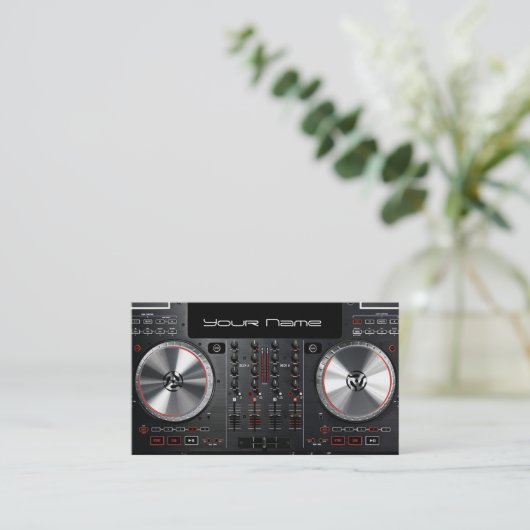 DJ Visitekaartje (Staand voorkant)