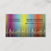 DJ-visitekaartjes voor schijfjockey Visitekaartje (Achterkant)