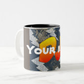 DJ - Votre nom - Mug de café (Devant gauche)