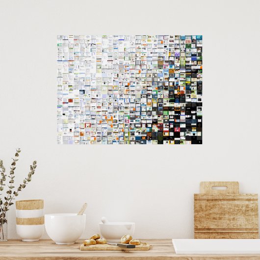 Django Aangedreven Plaatsen Poster (Keuken)