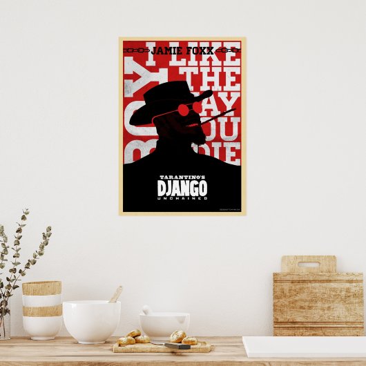 Django Unchained Poster (Keuken)