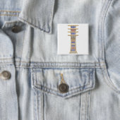 djed vierkante button 5,1 cm (In situ)