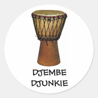 DJEMBE DJUNKIE STICKERS