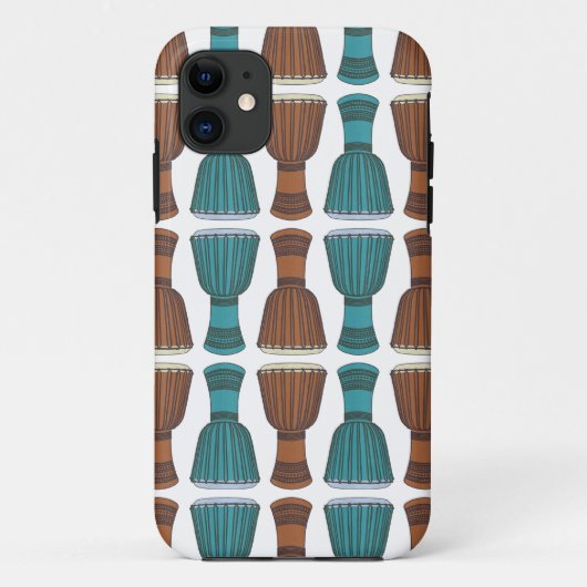 Djembe Drum Pattern Hoesje-Mate iPhone 5 Hoesje (Achterkant)