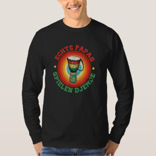 Djembe drums drummer muziekinstrument Afrika reg T-shirt