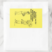 Djembe fait exploser le Sticker rectangulaire (Sac)