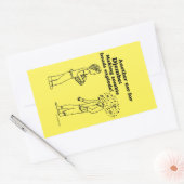 Djembe fait exploser le Sticker rectangulaire (Enveloppe)