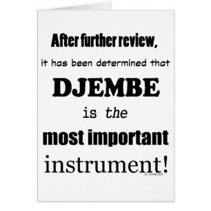 Djembe Instrument le plus important