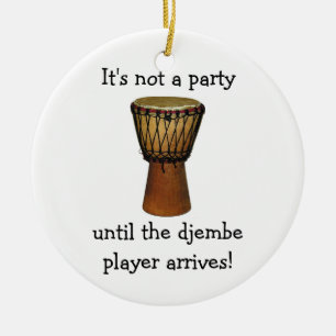 DJEMBE kerstversiering Keramisch Ornament