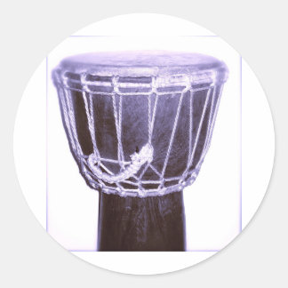 Djembe Music Cadeaus Ronde Sticker