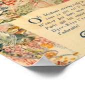 Djer-Kiss Frans parfumeetiket Poster (Hoek)