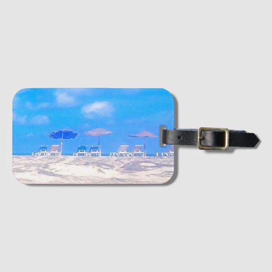 Djerba la Douce. Bagagelabel (Voorkant (horizontaal))