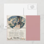 Djerkiss Romantic French Perfume Ad Briefkaart (Voorkant / Achterkant)
