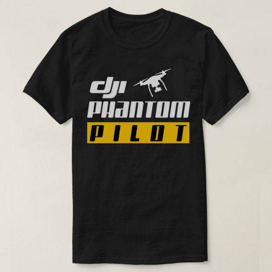 Dji Phantom Pilot-drone coole unisex T-shirt (Design voorkant)