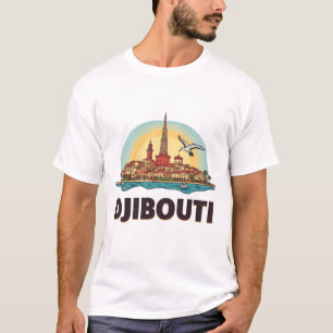 Djibouti Afrika Reis Cadeau 🗺️ T-shirt