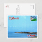 Djibouti - Aral Plage - Briefkaart (Voorkant / Achterkant)