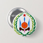 djibouti embleem ronde button 5,7 cm (Voorkant /achterkant)