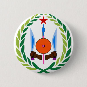 djibouti emblem ronde button 5,7 cm