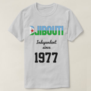 Djibouti Fête de l'indépendance du drapeau T-shirt